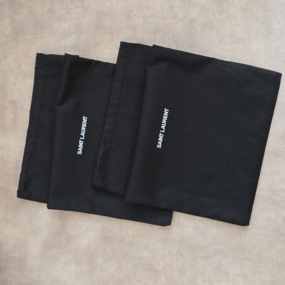 Saint Laurent double-layer dustbags (2), Unused